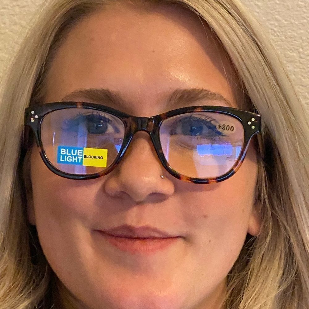 💼Tortoise Shell Readers with Blue Light Protection +2.00 Power - Picture 2 of 6